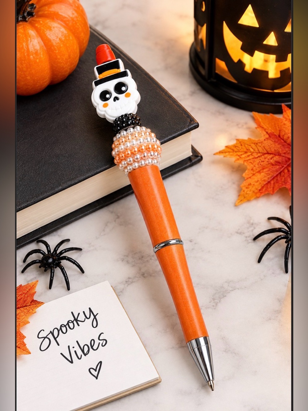Halloween Skull Top Pen